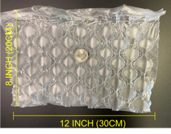984ft x 8″ x 12″ Air Cushion Machine Small Bubble Pillow Packaging Film Roll
