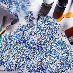 Epoxy Flakes Color Chips for Concrete Floor Coating – Decorative Paint for Garag