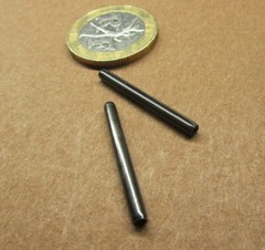 Steel Coiled Spring Pin, 3/32″ Diameter x 1.00″ Length, 100 pcs