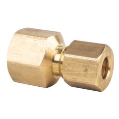 1/4″ FNPT x 1/4″ Compression Brass Female Pipe Fitting Connector with Ferrule