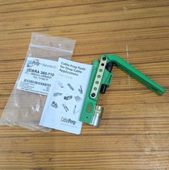 CablePrep COBRA 360 Fixed Coax Green Dual Compression Tool .710 Made In USA RCA