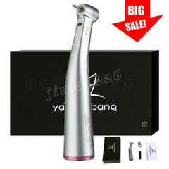 Dental 1:5 Increasing LED Fiber Optic Contra Angle Low Speed Handpiece Red Ring