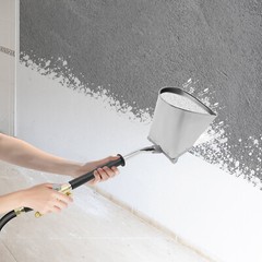 Cement Mortar Sprayer 4 Jets Stucco Sprayer Mortar Spray Gun Hopper Wall Paint