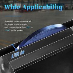 Heavy Duty Bluing Steel Strapping Coil 3/4″ x .020″ – 1800 lbs Break Strength