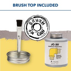 High-Fill Thread Sealant for Extreme Temps, Metal & PVC, Pipes, Valves, LP Gas,