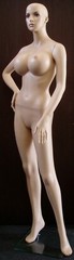 Ladies Flesh Tone Realistic Pretty Full Body Female Mannequin with Wig