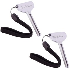 2pcs Tube Toothpaste Squeezer Keys, Metal Hair Dye Color Key Roller Dispenser Wr