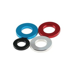 100PCS Aluminium Anodised M4 M5 M6 M8 Metric Colourful Flat Washer Spacer Gasket