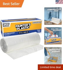 Moisture Barrier Painter’s Plastic Film 400′ x 9′ – Quality Protection
