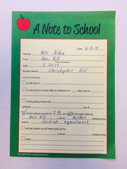 SHAPES ETC. 50 Sheets Note to School – Notes Parents 5″ x 0.3″, Multicolor