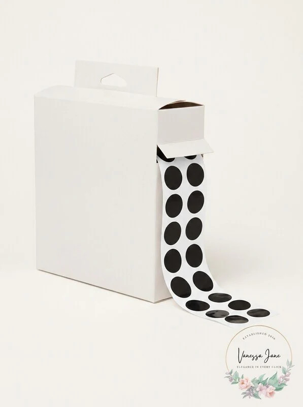 TAPE LOGIC Combo Pack, Dots, 3/4, Black, PK200