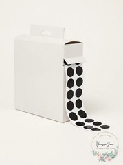 TAPE LOGIC Combo Pack, Dots, 3/4, Black, PK200