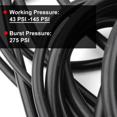 10mm 3/8 Vacuum Tubing Hose Line for automotive vacuum lin Size: 10mm（3/8）10FT