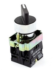 22mm Latching 2 NO Three 3-Position Rotary Selector Select Switch ZB2-BE101C