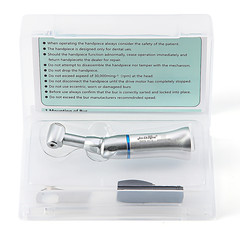 1pc Dental Slow Speed Handpiece Contra Angle Push Button Fit E-Type Motors