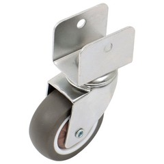 4 Pcs 2″ Casters U-Shaped Bracket Furniture Wheels (2 with brake&2 without)