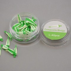 40Pcs/Box Disposable Composite Wave Shape Dental Wedges Teeth Wedge Tooth Gap