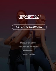 CINCOM Cordless Leg Massager with Heat & Air Compression – Calf Circulation