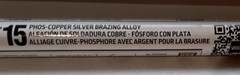 Stay-Silv 15 Brazing Rod 18 in Phos-Copper Silver Alloy AWS A5.8 BCuP-5 (10)pcs