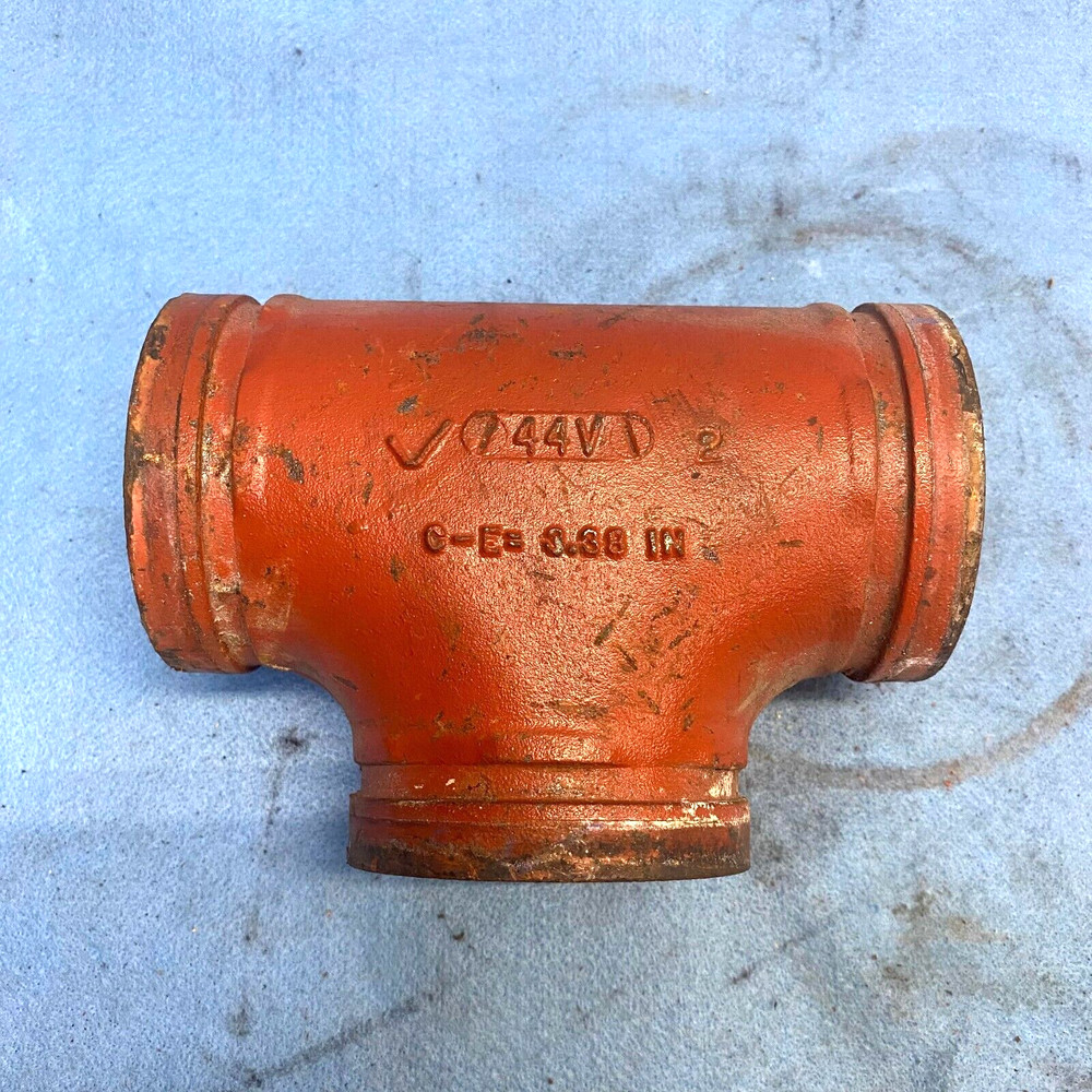 VICTAULIC FIRELOCK THREE WAY PIPE 44V C-E=3.38IN 3INCH OVERALL LENGTH 6-3/4″