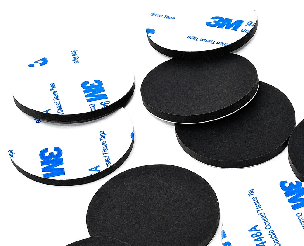 1-1/2″ Dia. Silicone Rubber Feet Peel & Stick 3M Adhesive Audio Equipment Repair
