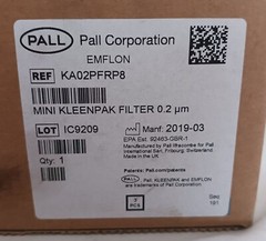 Pall Emflon Mini Kleenpak Filter 0.2um. KA02PFRP8. NEW (Box of 3) Free Shipping