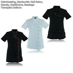 Beauty Tunic Hairdressing Spa Massage Therapist Health Work Nail Salon Uniform