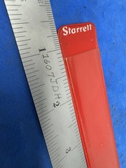 THE L.S. STARRETT CO. No. C601 Tempered 6 Inch Scale