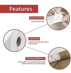 10 Rolls of 250 4×6 Direct Thermal Shipping Labels For Zebra Eltron ZP450 LP2844