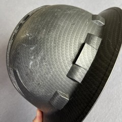 Pyramex Carbon Hard Hat Adult Adjustable Work Oilfield Type 1 Class C READ
