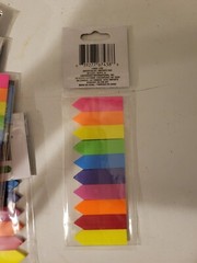 Jot Sticker Post Note Flags Lot of 30 packs of 400) 1.7″ x .5″ New
