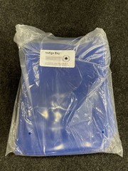12-Pack Indigo Bay Polyurethane Aprons, Die-Cut, 8 Mil, 34 Inch x 45 Inch, Blue