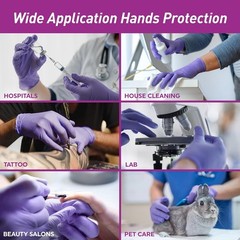 MedPride Powder-Free Nitrile Exam Gloves, X-Large (Pack of 100)