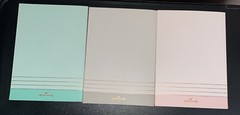3 Hallmark Organizational Notebooks Daily / Goals/ To Do New 5×7 40 Pages Each