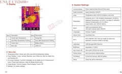 UNI-T UTi260B Infrared Thermal Imager Camera Temperature Detector Max 550℃ PC So