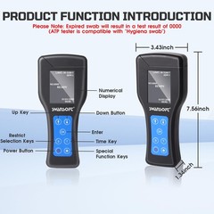 ATP Fluorescence Detector LCD Screen Surface Cleanliness Analyzer Meter