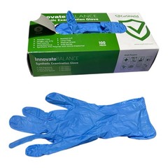 Small Blue Synthetic Examination Gloves – 1 000 Count Cases- 10 Boxes of 100 NEW