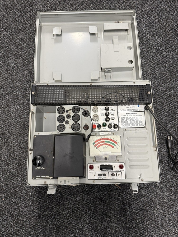 Hickok Cardmatic Tube Tester Western Electric KS-15874-L2 , w/ Cards As Is