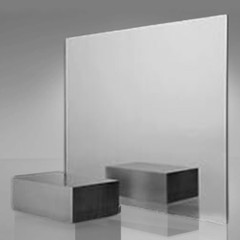 Acrylic Plexiglass Plastic Sheet – 1/8″ Thick – Silver Mirror – 12″ x 24″