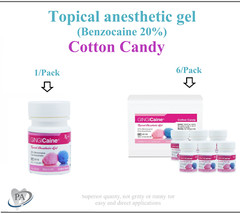 Dental Gingicaine Topical Gel Mint Julep, Bing Cherry, Banana, 1 oz Exp: 02/2029