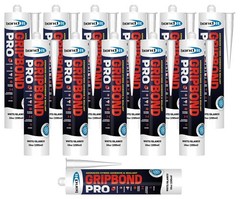 Gripbond PRO: Paintable Waterproof Hybrid Sealant & Adhesive – Multi-Surface Use