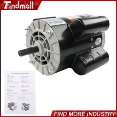 3.7HP 3450RPM Electric Motor Compressor Duty 56Frame 1 Phase 5/8″ Shaft 230V