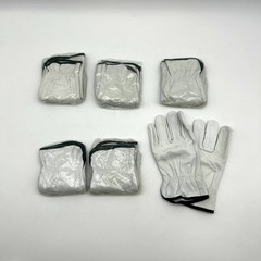 PIP 68-163 Driver Gloves Size Medium Split Cowhide Leather Vending Pks 6 Pairs