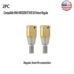 US Dental Hiossen Regular 3-5mm Attachment Abutment & Overdenture Male Caps Kits