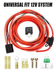 Electric Fuel Pump Relay Kit Fuel Pump Wiring Harness Kit Fit for 12V System …
