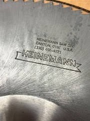 Heinemann 12″ 100T Carbide Saw Blade 1″ Bore 1/8″ Industrial
