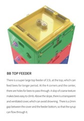 BeeHive Plastic Langstroth Size – 3 layers INSULATED Plastic Beehive- 3 LAYERS
