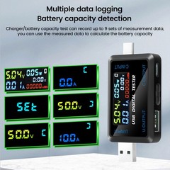 4.5~36V USB Type-C Digital Power Capacity Tester Voltage Current Meter Detector