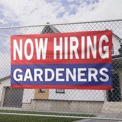 Now Hiring Gardeners 13 oz Heavy Duty Vinyl Banner Jobs Available Groundskeeper