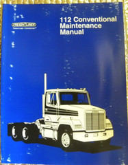 December 1986 Freightliner Truck 112 Conventional Maintenance Manual FREE SHIP